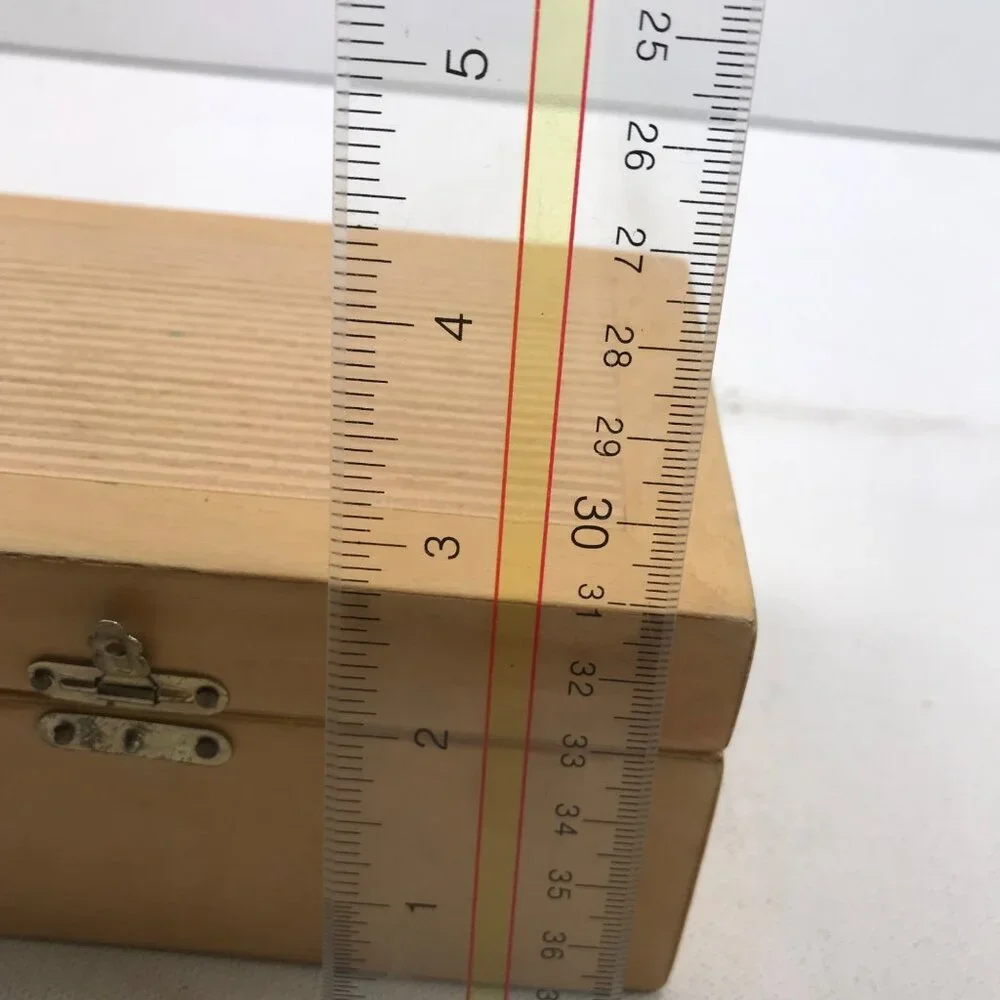 Wood Trinket Jewelry Box Latch Lock 5.75